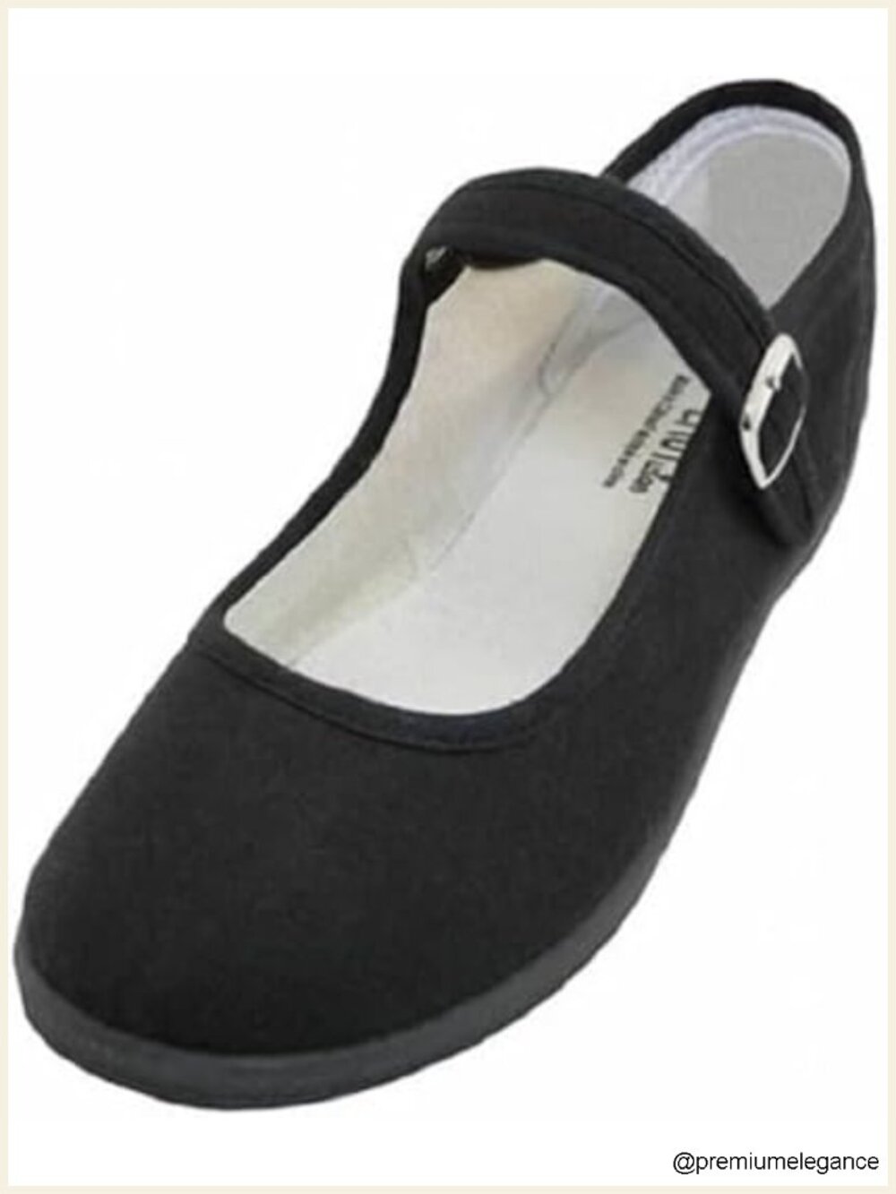 Women's Cotton Mary Jane Ballet Flats - Comfortable Closed Toe Shoes